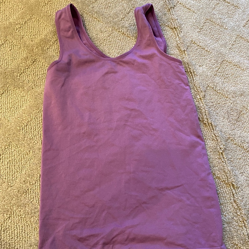 So Nikki one size fits all stretchy purple tank